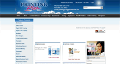 Desktop Screenshot of printingplusink.com