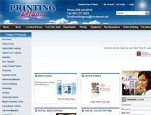 Tablet Screenshot of printingplusink.com